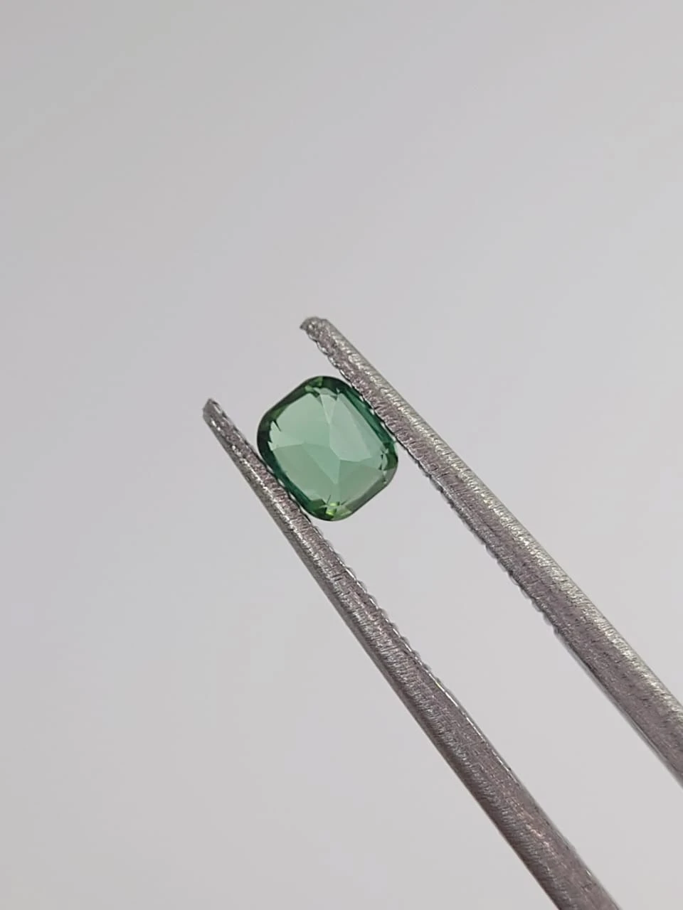 0.42ct Natural Green Tourmaline Cushion Cut Loose Gemstone from Afghanistan — view 3